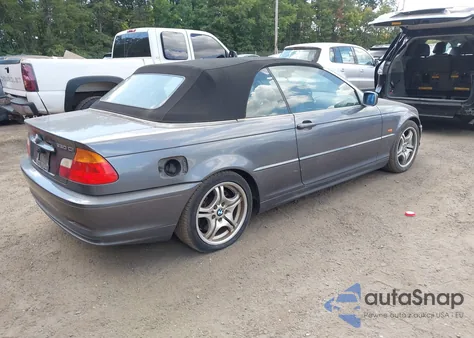 2001 BMW 330Ci z USA, uszkodzony, nr VIN WBABS53431JU81062